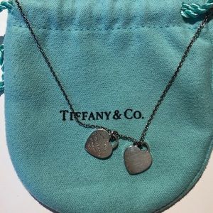 Double Heart Tiffany Necklace